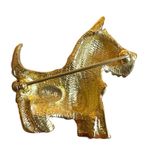 Kenneth Jay Lane KJL Rhinestone Multicolor Scottish Terrier Dog Brooch Photo 1