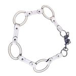 Metal Loops Novelty Belt Silver Photo 0