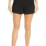 SKIMS Womens Cozy Knit Boucle Yarn Pull On Sleep Lounge Shorts Size L/XL Onyx Photo 0