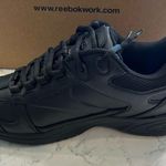 Reebok NWT Black Leather Jorie Street Sport Jogger Oxford Slip Resistant Shoe 10 Photo 3