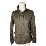 J.Crew Women Waxed Field Jacket Olive Brown Green Brown S Utility Heritage Coat Photo 1