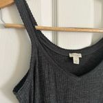Hinge Midi Length Ribbed Tank Top Dress Thick size Small Photo 5