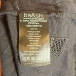 Ba&sh  Openwork‎ Ravel Puff Sleeve Linen Blend Blouse Photo 5