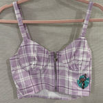 Dolls Kill  X POWERPUFF GIRLS Plaid‎ Crop Top size Small Photo 0