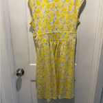 Lands' End EUC  faux Wrap Dress. Cute lemon design, perfect for spring/summer! XL Photo 3