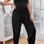 SheIn Relaxiva Plus Solid Cami Jumpsuit Photo 3