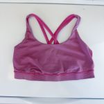 Lululemon | Energy Athletic Sports Bra Wee Stripe Jewelled Magenta Size 8 Photo 3