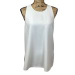 Vince ✨ Bonded Crepe Sz Medium Blouse Tank Shell Revolve Sleeveless Side Slits✨ Photo 3