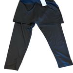 Ekouaer Chic Black Skirted Leggings Photo 1