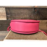 BCBGeneration Magenta Crescent Crossbody Purse EUC Photo 3