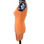 Pretty Little Thing Orange Slinky One Shoulder Cut Out Bodycon Dress Cocktail Se Photo 3