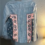 Free People Born Free Bandana
Print Chambray Western Shirt Photo 4