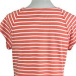 Dress Barn Women’s Tee Shirt Scoop Neck Short Sleeve Cotton Stripe Size Large Photo 5