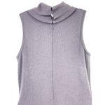 St John Santana Knit Sleeveless Cowl Neck Sweater Dress Size 6 Grayish Purple Photo 5