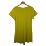 Soft Surroundings  Pintuck A-Line Yellow Dress Medium Cotton Stretch Comfy Lounge Photo 3