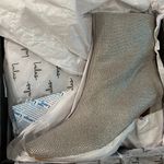 Lulus Silver Rhinestone Booties Photo 1