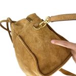 Banana Republic  Tan Suede Large Duffle Bag Photo 7