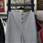 ZARA Woman High-Waist Glen Plaid Straight-Leg Trousers Photo 6