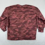 Lululemon  Camo Crewneck Sweatshirt Pullover Long Sleeve Red Pink Women 1X READ Photo 3