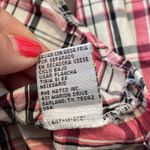 Rough Hat Plaid Western Snap Front Shirt Pink Size XL Photo 8