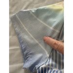 Lucky In Love Shirt Womens M Blue White Stripe Rainbow Tennis Golf Pickleball Size M Photo 8