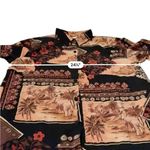 Susan Graver  Safari‎ Floral Print Button-Front Long Sleeve Shirt Sz 1X NEW Photo 5