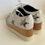 Stella McCartney Elyse White Star Platform Shoes New with Flaw Photo 6