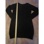 NWT Lulus Long Sleeve Knee Length Knit Sweater Dress Black Size XS Photo 9