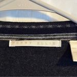 Perry Ellis  100% Merino Wool Sweater Sz Large V-neck Charcoal Grey Quiet Luxury‎ Photo 3