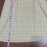 J. McLaughlin  Boatneck Geometric Dress Catalina Cloth Green White Size Small Photo 9
