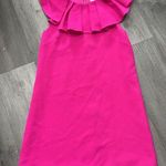 Ted Baker London Clarees Ruffle Neck Dress Hot Pink Ruffle Neck Photo 0