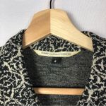 Diane Von Furstenberg  Black & Beige Printed Knit Blazer Jacket 4 Photo 3