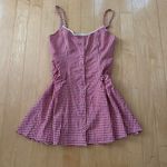 Princess Polly Toulouse red checkered gingham dress Photo 0