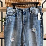 Buffalo David Bitton NWT  High-Rise Girlfriend Distressed Jeans, 33 Photo 2