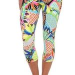 Trina Turk  Bora Bora Colorful Patterned Capris Mid Length Leggings‎ Size Small Photo 0