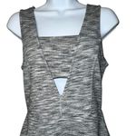 Olive & Oak OLIVE & OAK Super Cute Gray/White Cut Out Fit & Flare Dress NWOT Size Small Photo 2