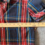J.Crew Slim Stretch Perfect Shirt Stewart Tartan Plaid Size 4 Christmas Holiday Photo 6