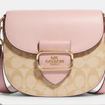 Coach Morgan Saddle Bag In Colorblock Signature Canvas #CF410 Photo 0