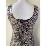 Vintage Olibel Inc Leopard Print Cocktail Dress Black Photo 4