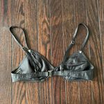 I am gia i.am.gia Black Pleather Bra Top Photo 1