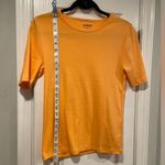 J.Crew NWOT  Size M Perfect Fit Tee Shirt Short Sleeve Cotton Crew Orange Photo 7