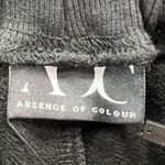 Absence Of Colour Pants Womens XS Roma Jogger Sweatpants Spellout Streetwear NEW Black Photo 10
