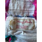 Handmade Vintage Satin Corset Top by Marilyn Cashin Pink Gold Lace Photo 10