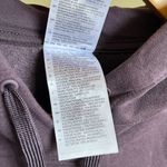 Adidas Women's Essential 3 Stripes Hoodie GD4318 Purple Size L Athletic Top Photo 3