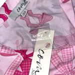 Coquette Pink Bow Pajamas Womens Medium Boxers Set PJS Sleep Lounge Photo 4