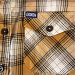DIXXON Flannel Company Lager Plaid Long Sleeve Button Up Shirt Women XS Western Yellow Size M Photo 7
