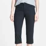 NYDJ Bella Colored Straight Leg Stretch Crop Jean Womens Size 6 BLACK M7… Photo 1