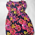 Justify Women's Thin Adjustable Strap Floral Elastic Waist Dress Sz M Photo 1
