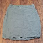Brunello Cucinelli  Gray Silk Preppy Feminine Mini Skirt Size 4 Photo 6