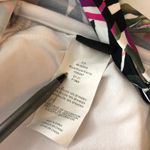 Island Escape Tankini Top Ruffle Removable Cups Palm Print White Green Purple 12 Photo 6